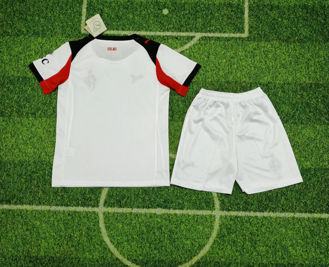 2025/2026 AC Milan Away Kit Kids Size - Image 1