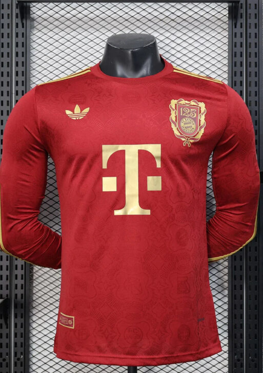 Bayern Munchen 2025/2026 125th Anniversary Edition Red Long Sleeve