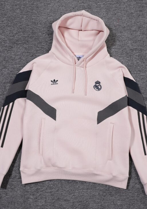 Real Madrid Pink and Grey Tracksuit