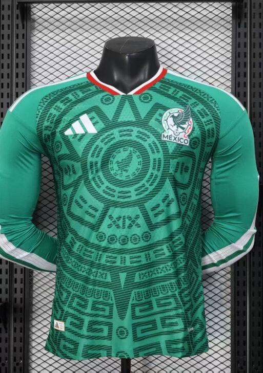 2026 Mexico Home World Cup Kit Long Sleeve Player Version