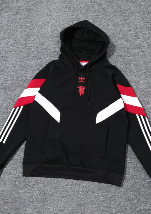 Manchester United Black and Red Tracksuit