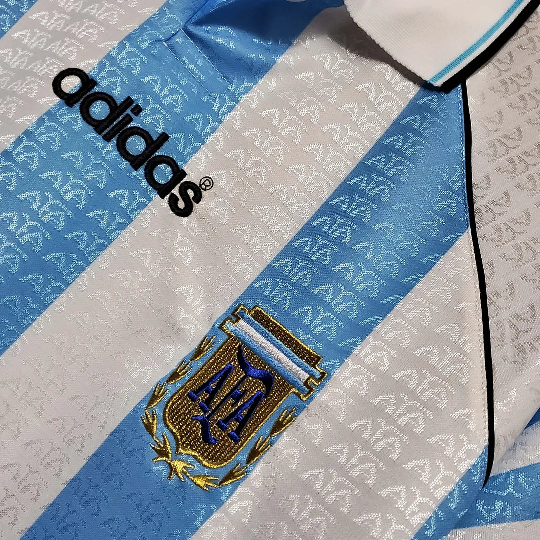 1997 Retro Argentina Home Jersey - Image 3