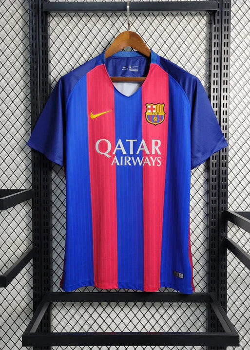 2016/2017 Retro Barcelona Home Jersey