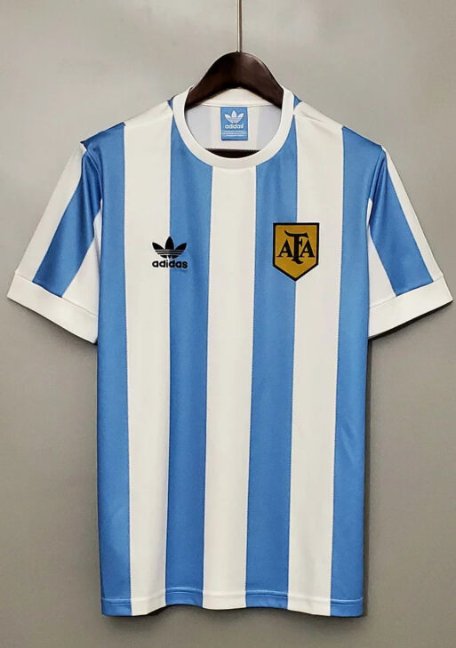 1978 Retro Argentina Home Jersey