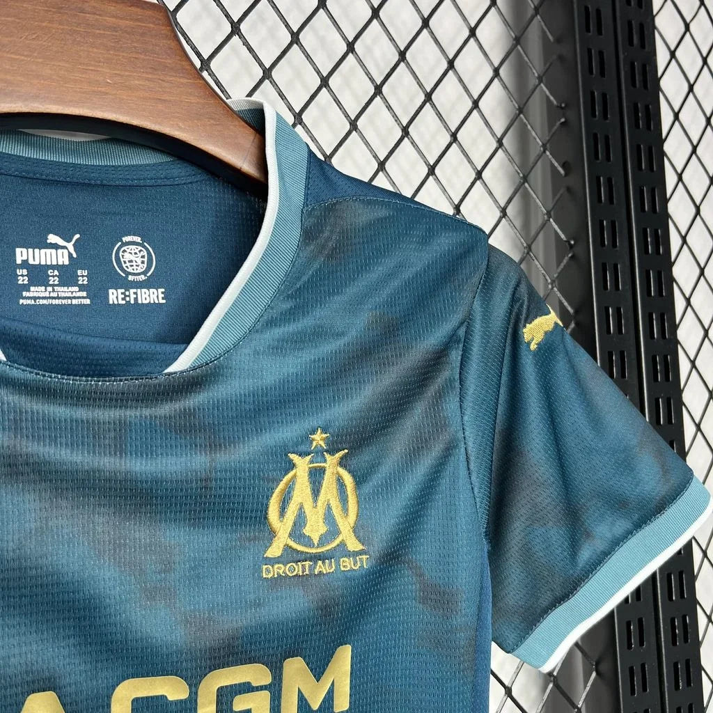 2024/2025 Olympique de Marseille Away Kids Size - Image 3