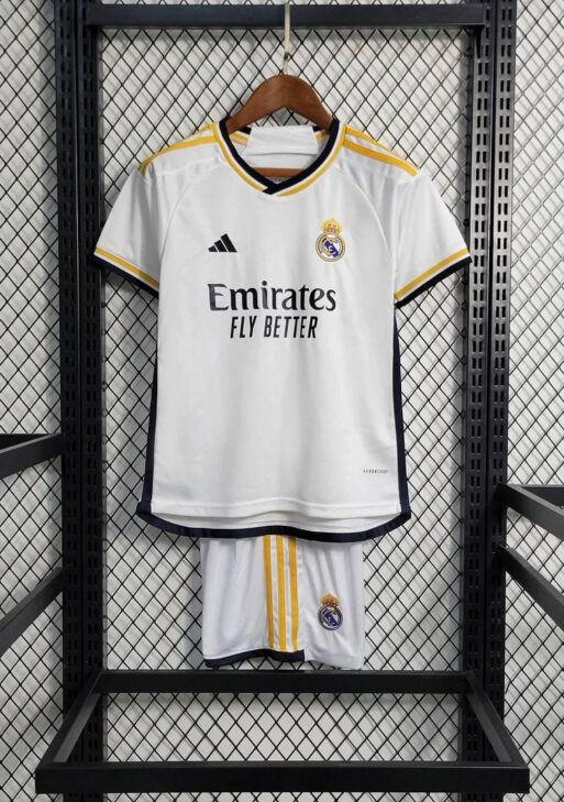 2023/2024 Real Madrid Home Kit Kids Size