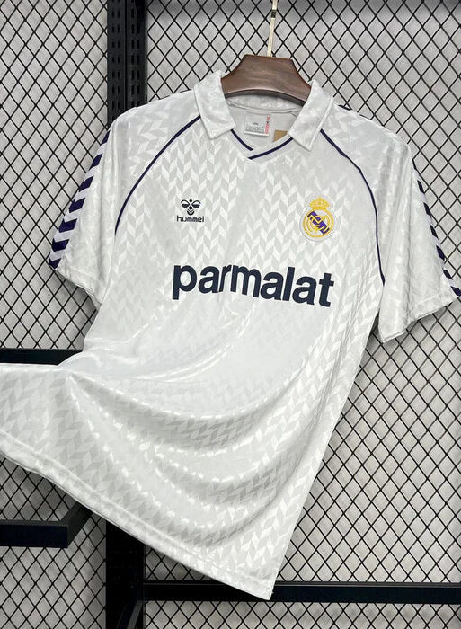 1988/1989 Retro Real Madrid Home Jersey