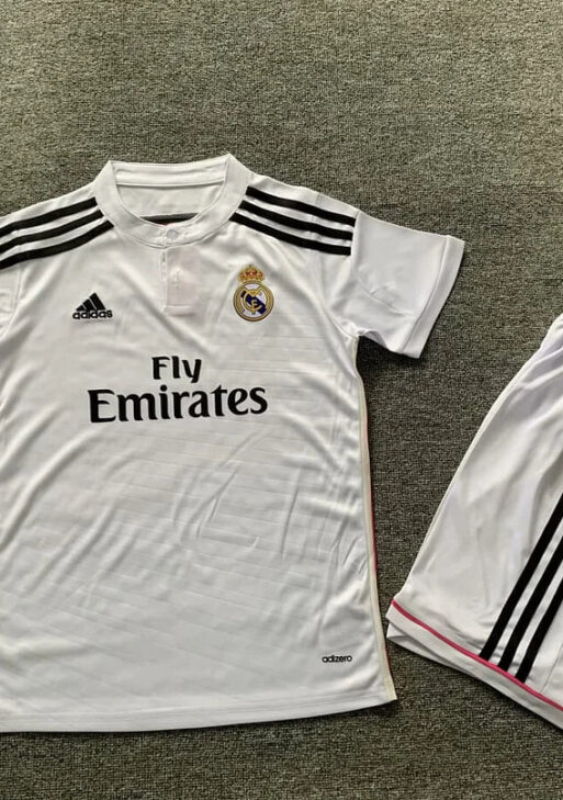 2014/2015 Retro Real Madrid Home Jersey Kids Size