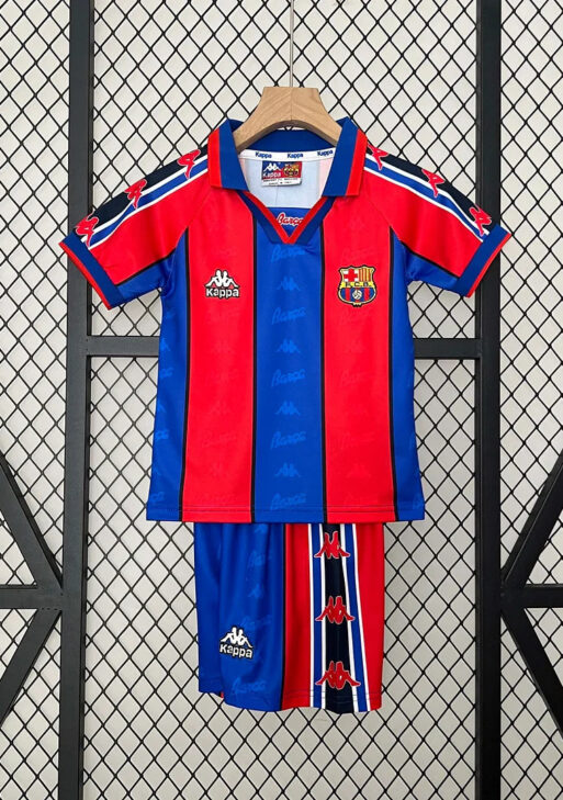 1996/1997 Retro Barcelona Home Kids Size
