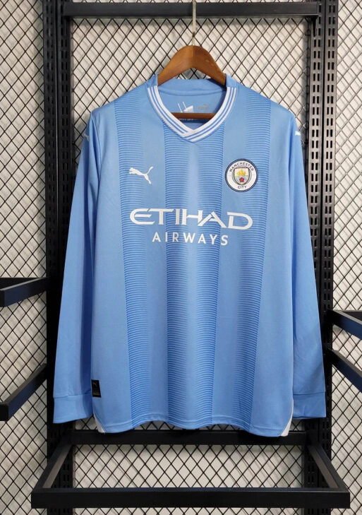 2023/2024 Manchester City Long Sleeve Home Kit