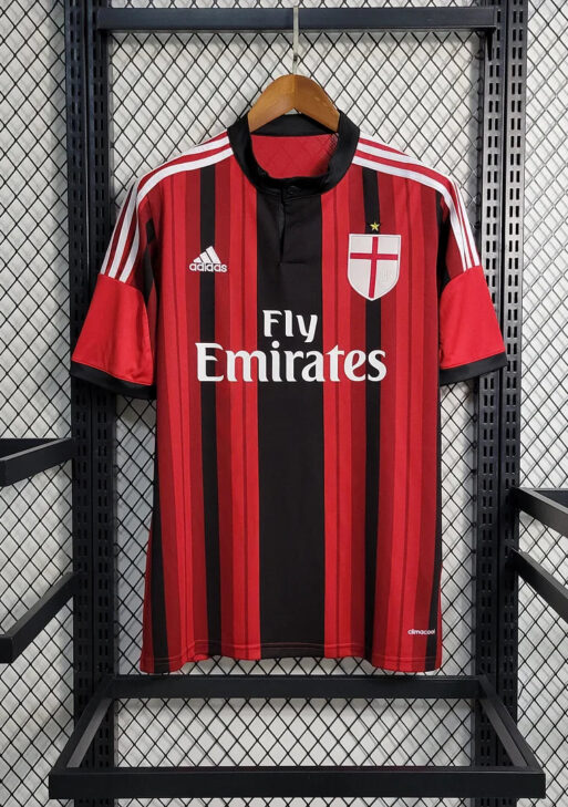 2014-2015 Retro AC Milan Home Jersey