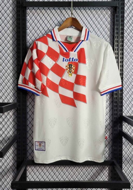 1998 Retro Croatia Home Jersey