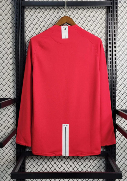 Manchester United Retro 2007-2008 Home Kit Long Sleeve