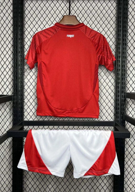 2024-2025 Nottingham Forest Home Kit Kids Size