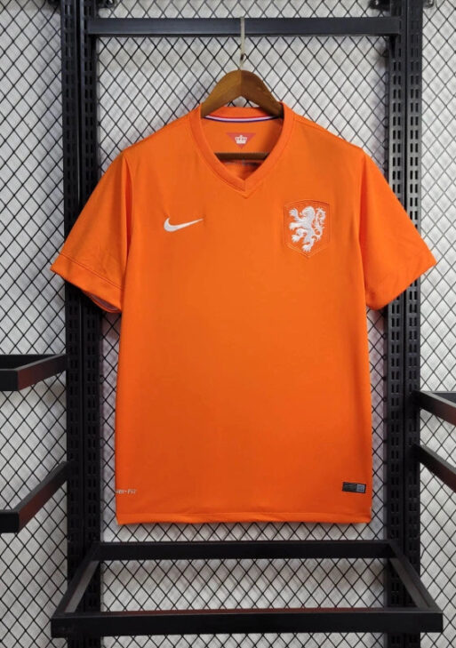 2014 Retro Netherlands Home Jersey