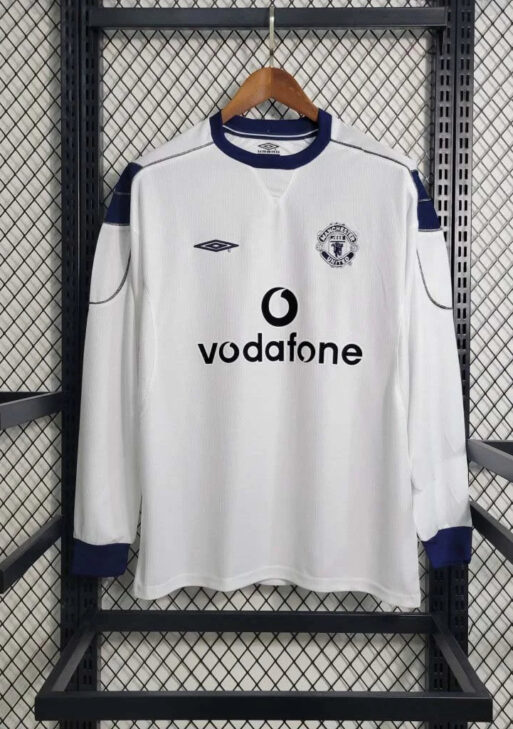 2000/2001 Retro Manchester United Away Long Sleeve