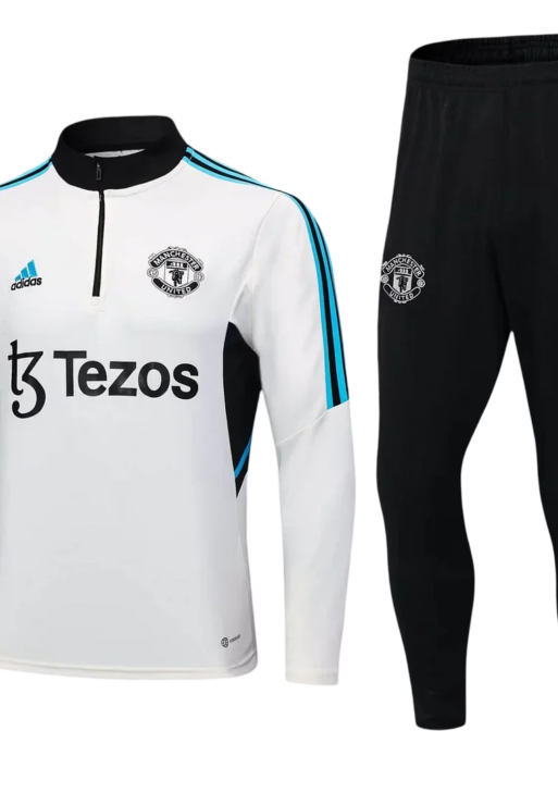 2023/2024 Manchester United White Tracksuit