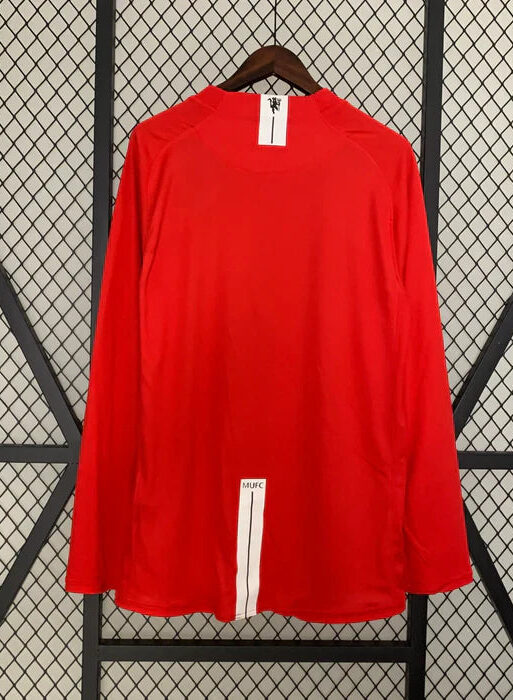 Manchester United Retro 2007-2008 Home Kit Long Sleeve