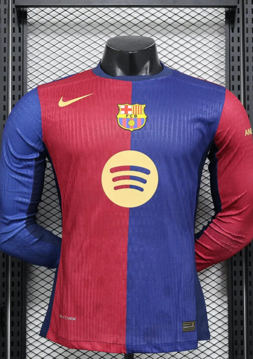 2024/2025 Barcelona Home Kit Long Sleeve