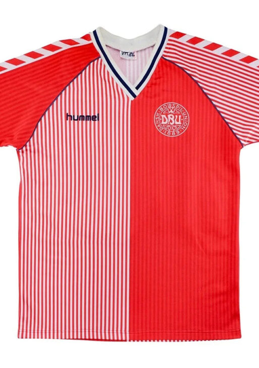 1986 Retro Denmark Home Jersey