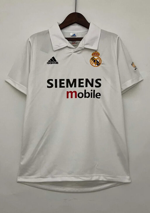 2002-2003 Retro Real Madrid Home Jersey