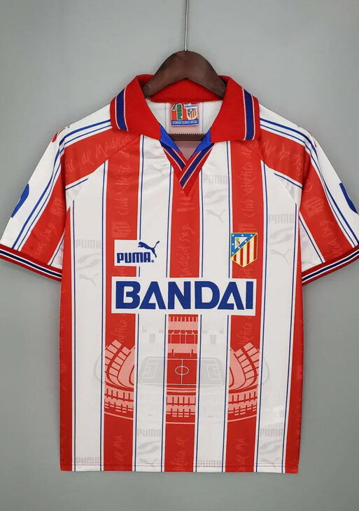 1996-1997 Retro Atletico Madrid Home Jersey