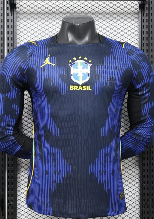 2026 Brazil Away World Cup Kit Long Sleeve Player Version