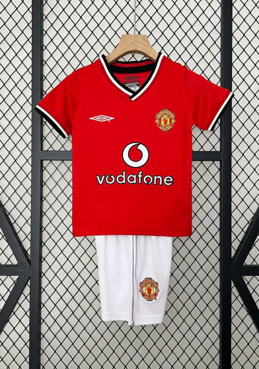 2000/2002 Retro Manchester United Home Kids Size