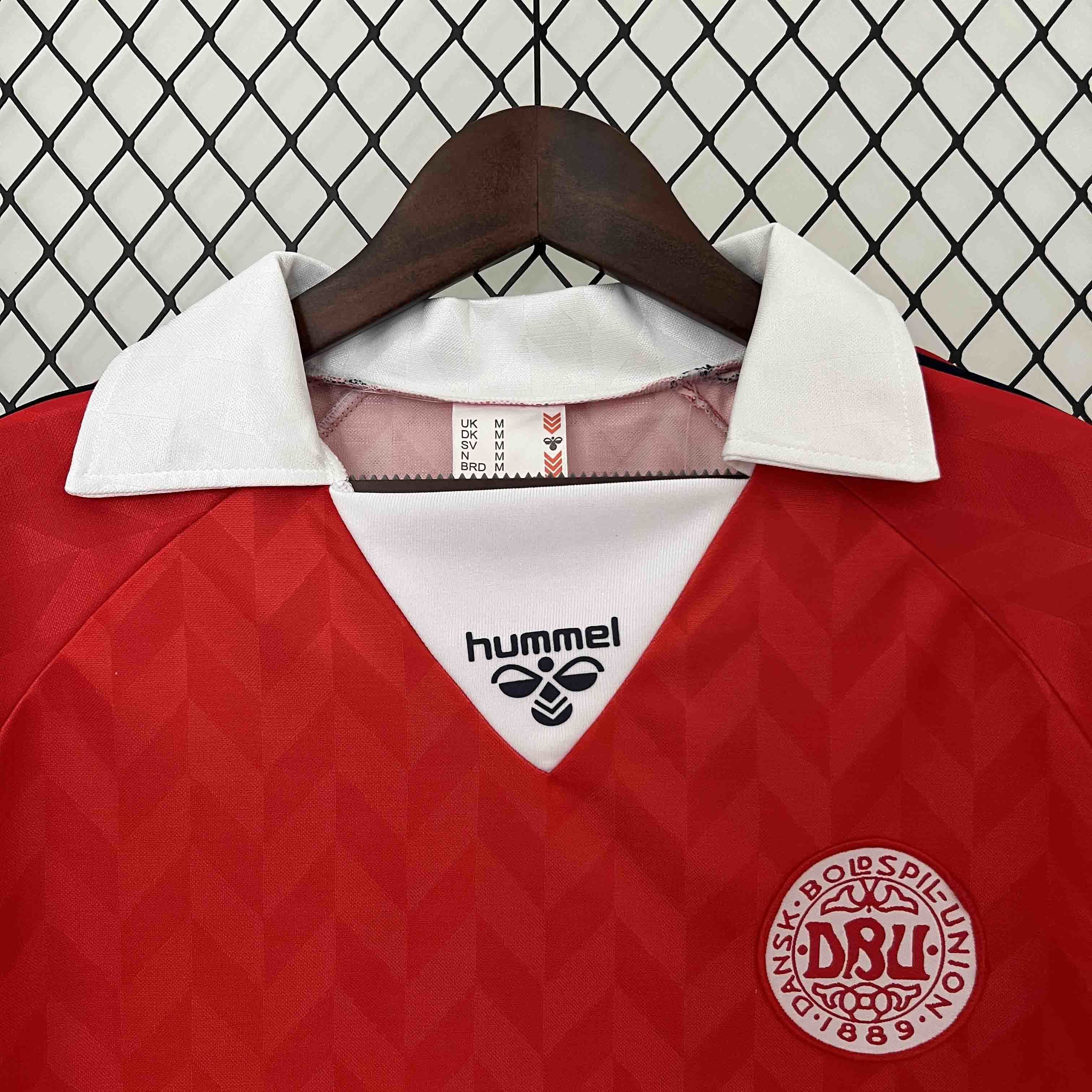 1988 Retro Denmark Home Jersey - Image 2