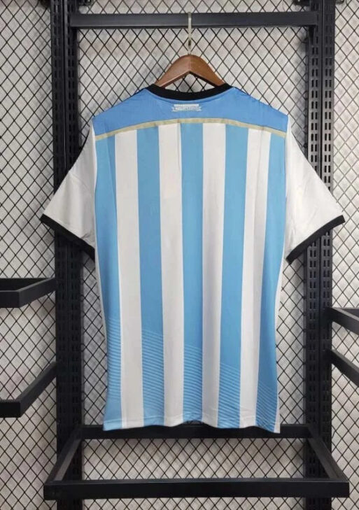2014 Retro Argentina Home Jersey