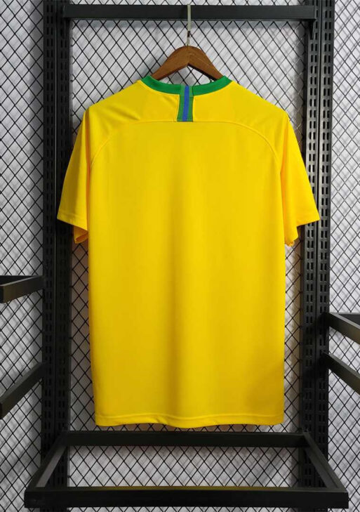 2018 Retro Brazil Home Jersey