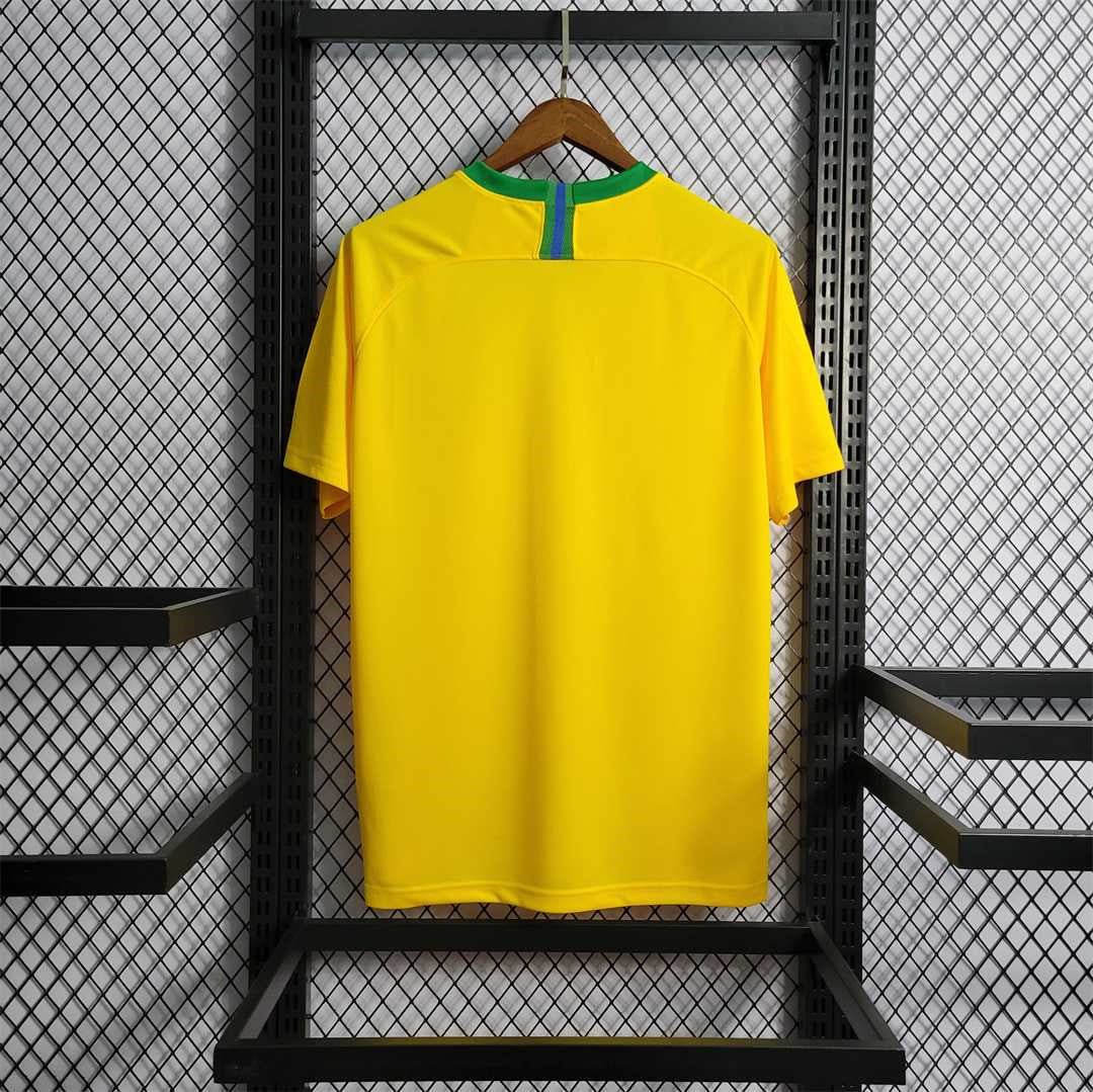 2018 Retro Brazil Home Jersey - Image 1