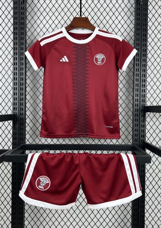 2026 Qatar Home World Cup Kit Kids Size