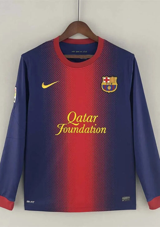 2012-2013 Retro Barcelona Home Jersey Long sleeve