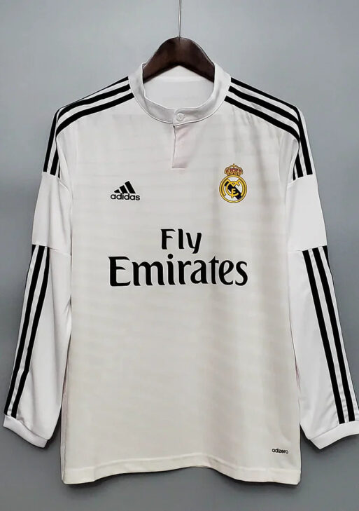 Retro 2014/2015 Real Madrid Home Long Sleeve