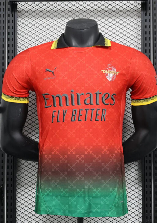 2024/2025 AC Milan X Off White Limited Jersey