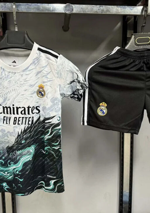 Real Madrid "Emerald Flame" Limited Jersey Kids Size