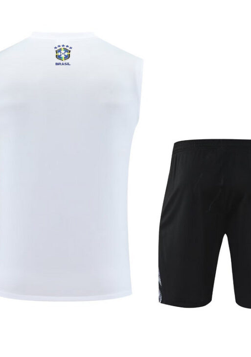 Brazil "Jesus" White Tank Top Set