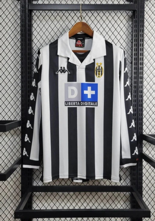 1999-2000 Retro Juventus Home Jersey  Long Sleeve
