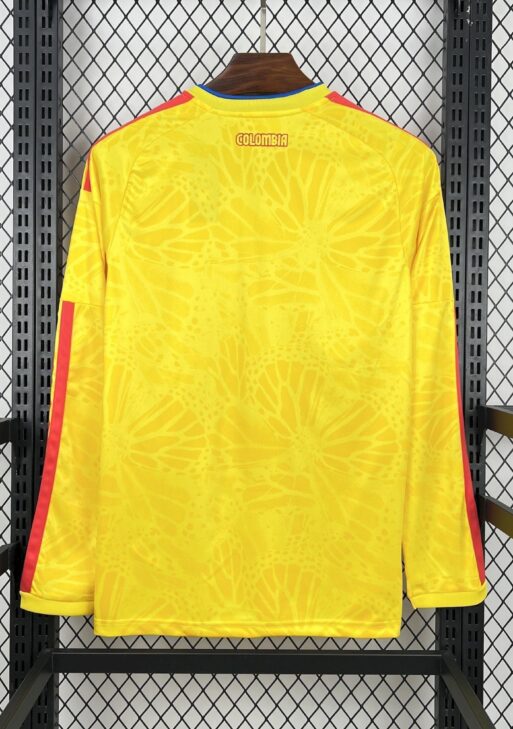 2026 Colombia Home World Cup Kit Long Sleeve Fan Version
