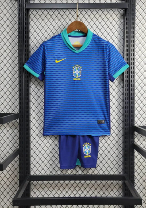 Brazil 2024/2025 Away Jersey Kids Size