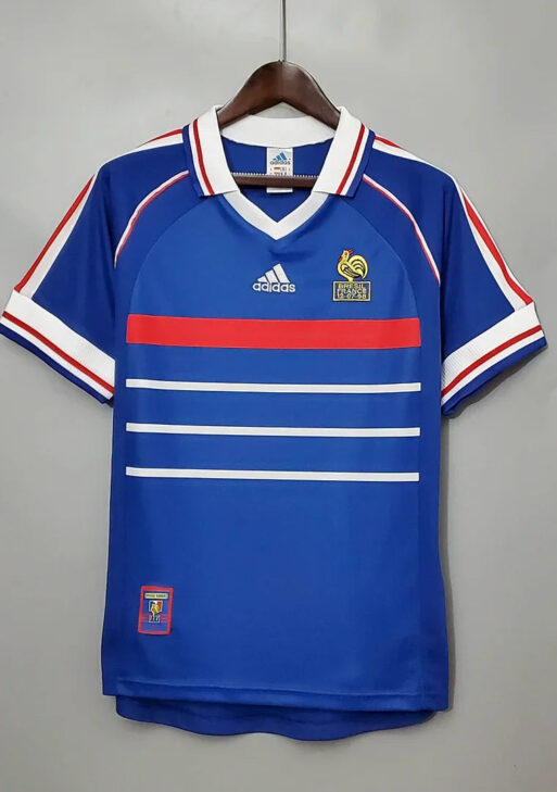1998 Retro France Home Jersey