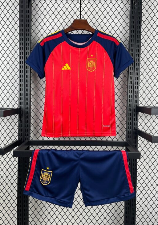 2026 Spain Home World Cup Kit Kids Size
