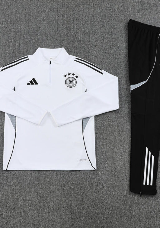 2025/2026 Germany White and Black Tracksuit