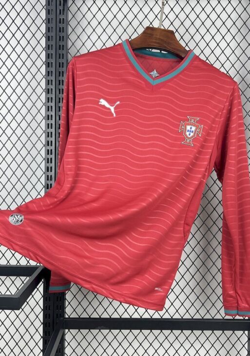 2026 Portugal Home World Cup Kit Long Sleeve Fan Version