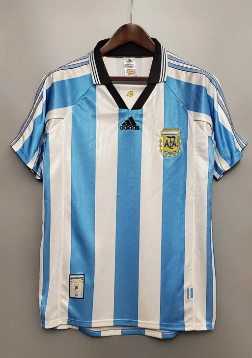 1998 Retro Argentina Home Jersey