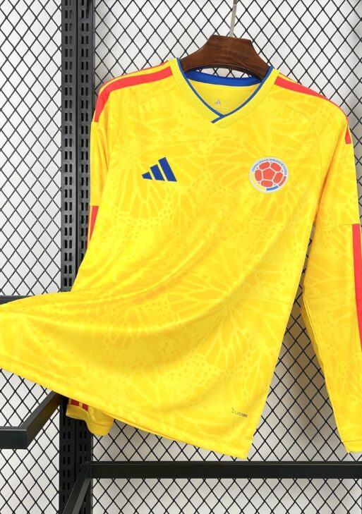 2026 Colombia Home World Cup Kit Long Sleeve Fan Version