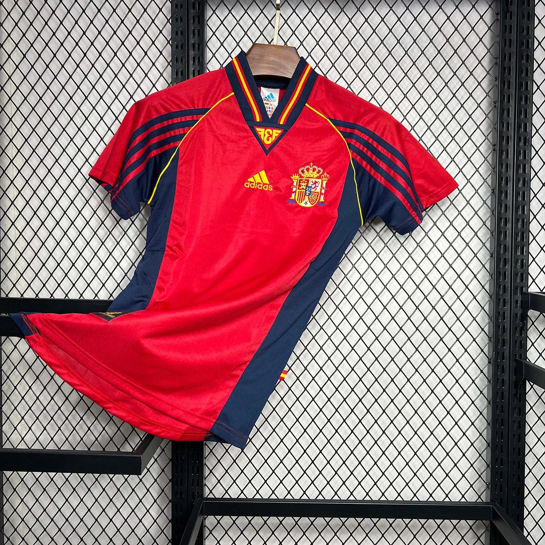 1998 Retro Spain Home Jersey - Image 2