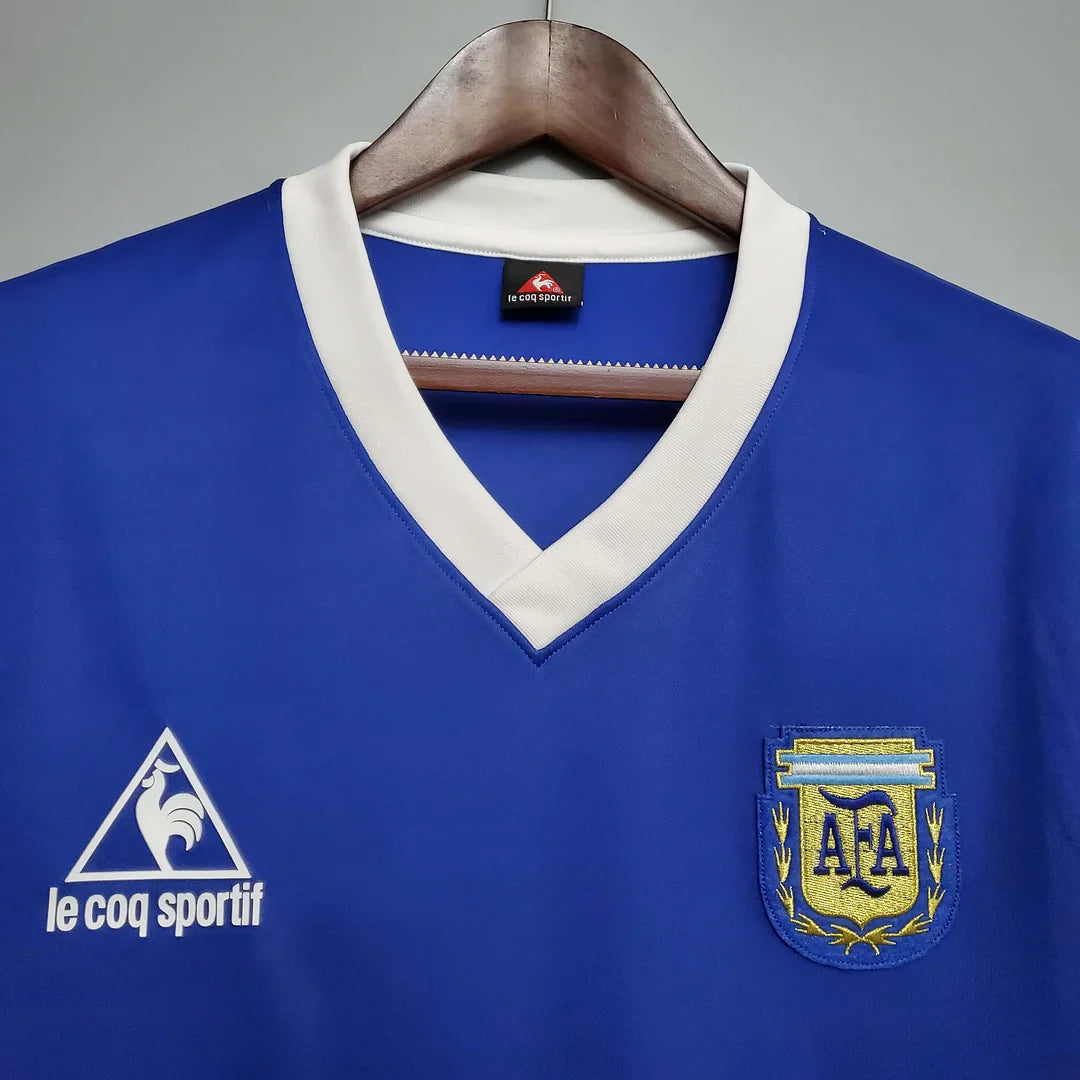 1986 Retro Argentina Away Jersey - Image 6