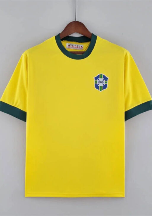 1970 Retro Brazil Home Jersey